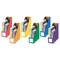Fellowes Cardboard Magazine File, 4 1/4 x 11 3/8 x 12 7/8, Assorted, 6/PK